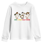 Funny Just A Free Silly Goose Youth Sweatshirt Juneteenth Freedom Day