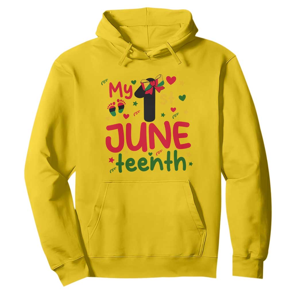 My First Juneteenth Hoodie African American Baby Freedom Day