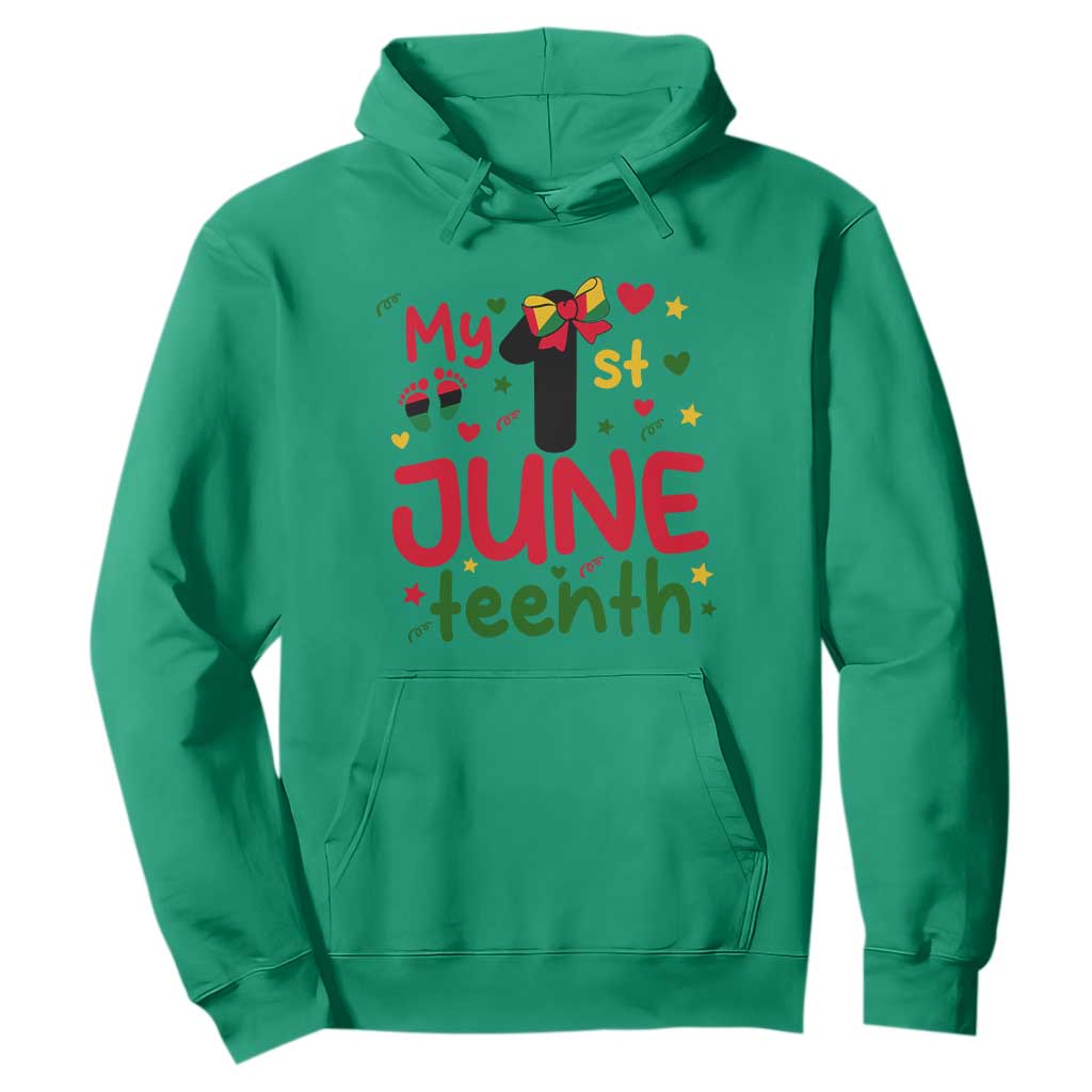 My First Juneteenth Hoodie African American Baby Freedom Day
