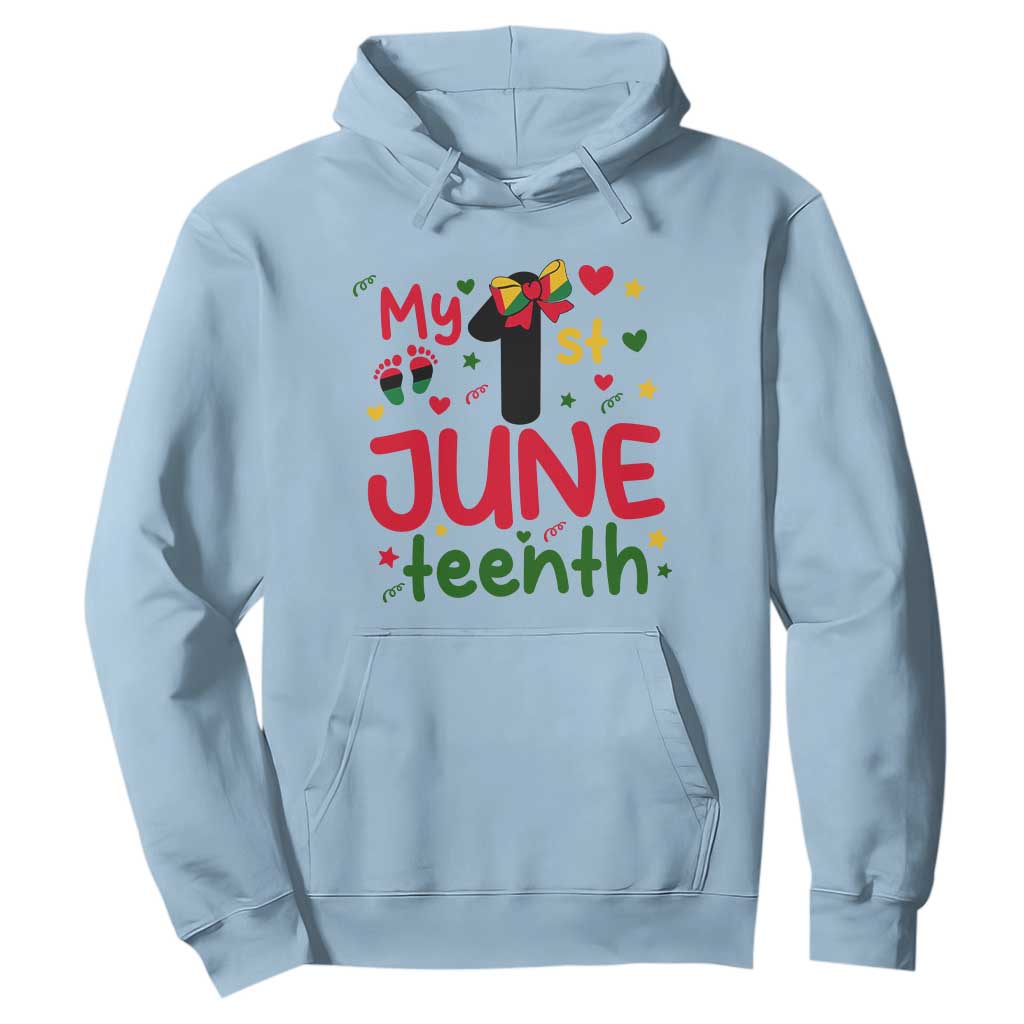 My First Juneteenth Hoodie African American Baby Freedom Day
