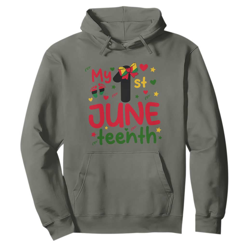 My First Juneteenth Hoodie African American Baby Freedom Day