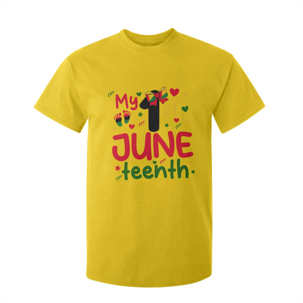 My First Juneteenth T Shirt For Kid African American Baby Freedom Day