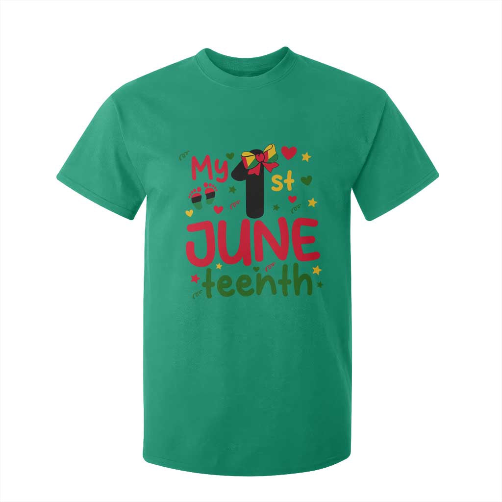 My First Juneteenth T Shirt For Kid African American Baby Freedom Day