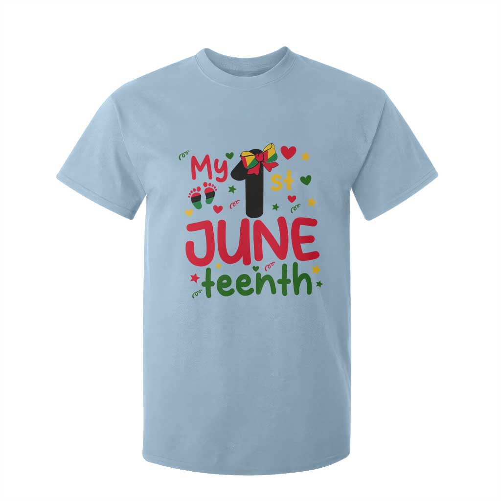 My First Juneteenth T Shirt For Kid African American Baby Freedom Day