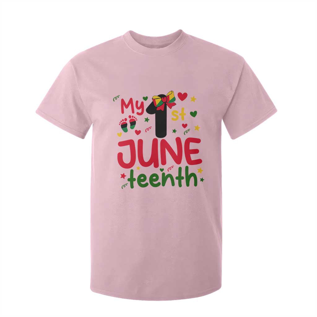 My First Juneteenth T Shirt For Kid African American Baby Freedom Day