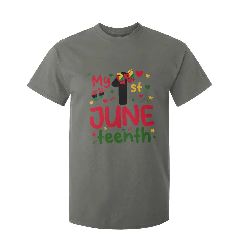 My First Juneteenth T Shirt For Kid African American Baby Freedom Day