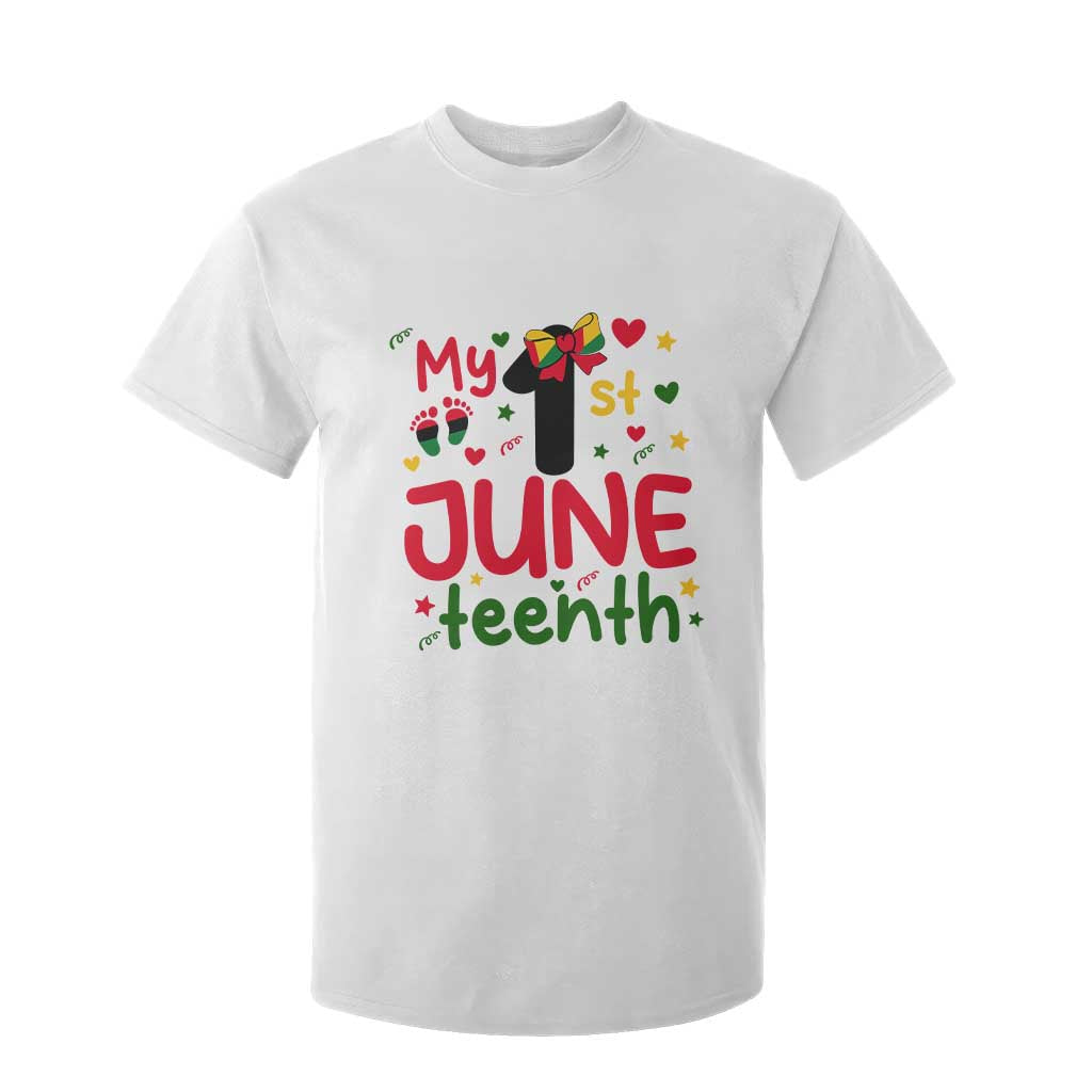 My First Juneteenth T Shirt For Kid African American Baby Freedom Day