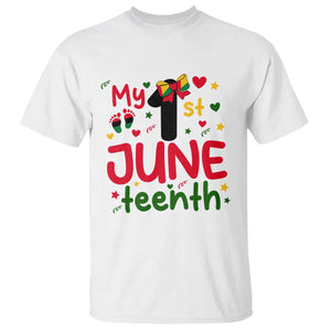 My First Juneteenth T Shirt African American Baby Freedom Day