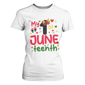 My First Juneteenth T Shirt For Women African American Baby Freedom Day
