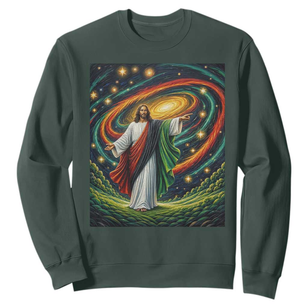 Black Jesus Juneteenth Sweatshirt African American Christian Pride