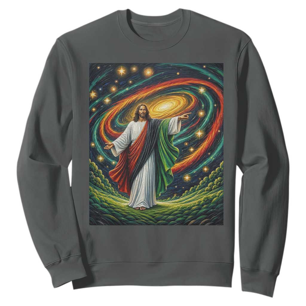Black Jesus Juneteenth Sweatshirt African American Christian Pride