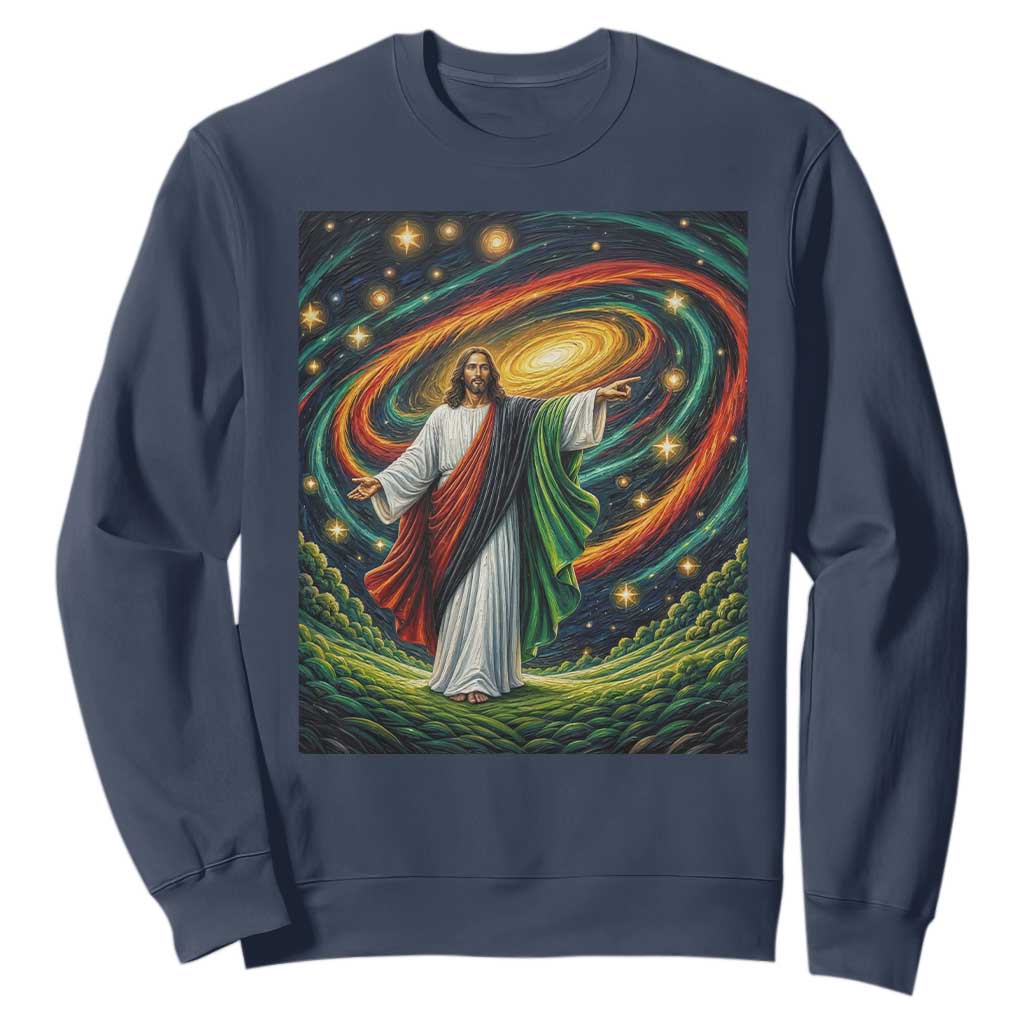 Black Jesus Juneteenth Sweatshirt African American Christian Pride