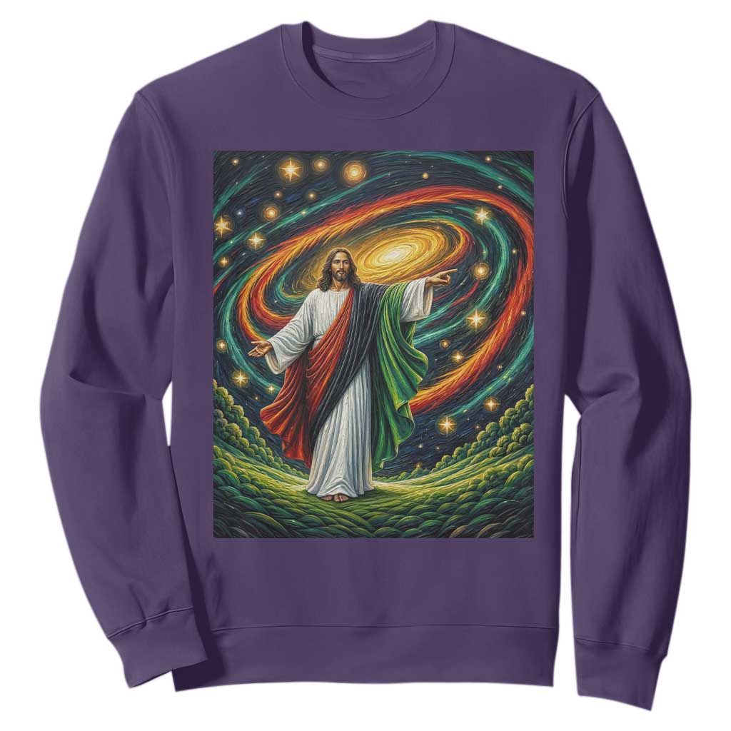 Black Jesus Juneteenth Sweatshirt African American Christian Pride