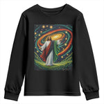 Black Jesus Juneteenth Youth Sweatshirt African American Christian Pride