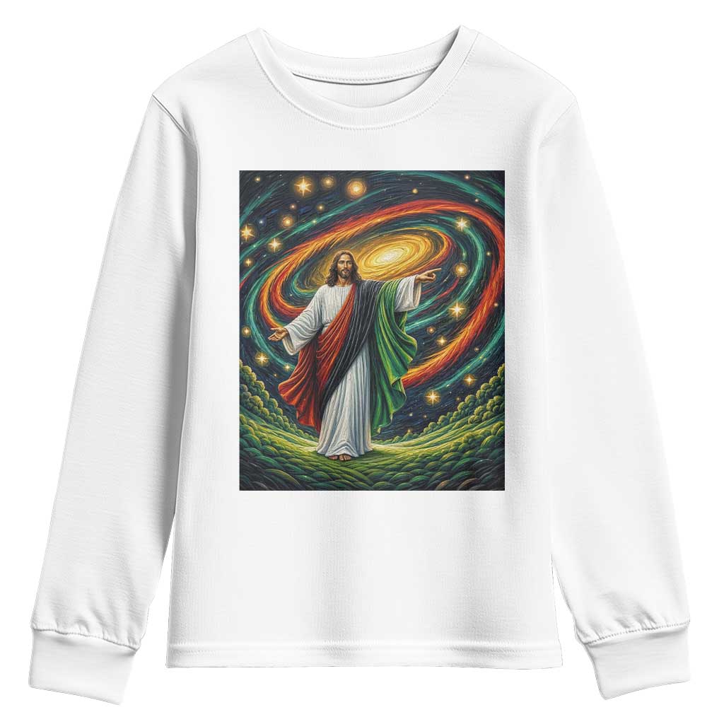 Black Jesus Juneteenth Youth Sweatshirt African American Christian Pride