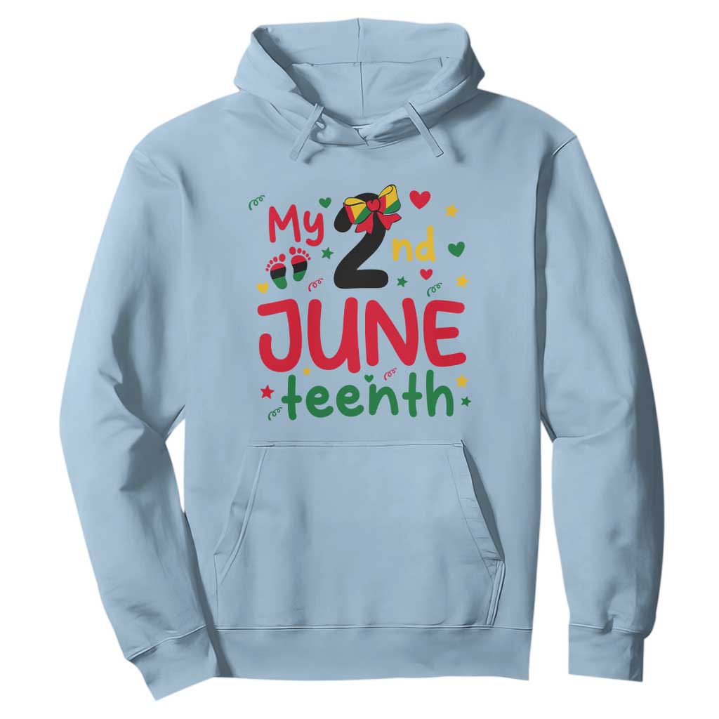 My Second Juneteenth Hoodie African American Baby Freedom Day