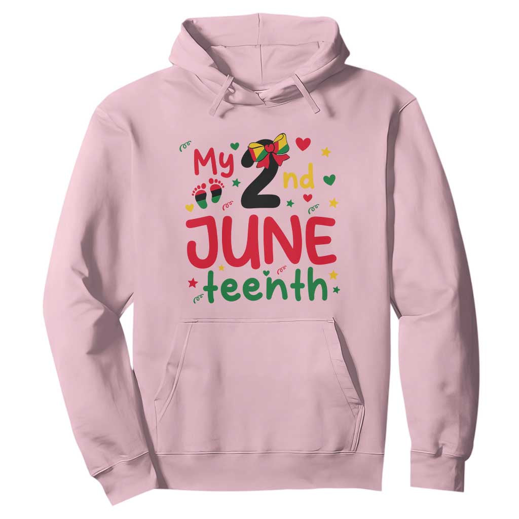 My Second Juneteenth Hoodie African American Baby Freedom Day
