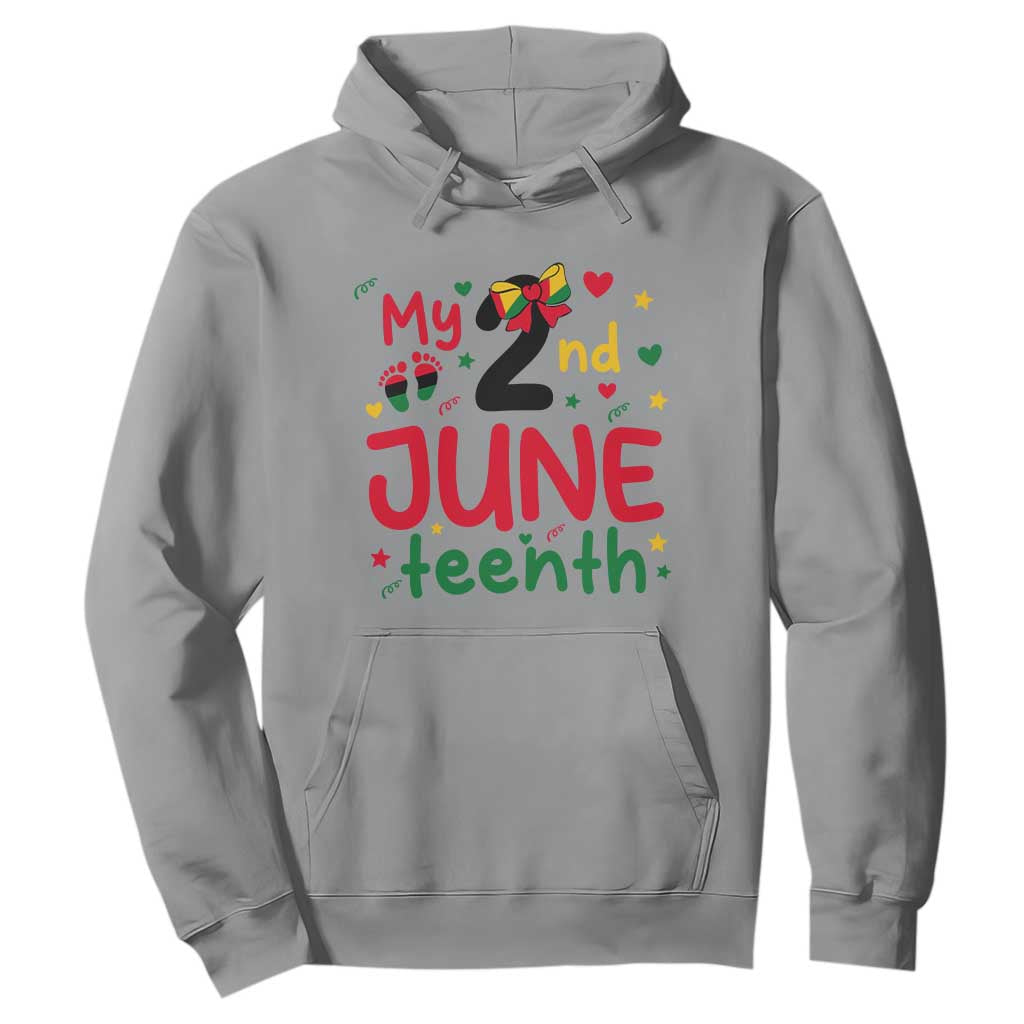 My Second Juneteenth Hoodie African American Baby Freedom Day