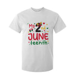 My Second Juneteenth T Shirt For Kid African American Baby Freedom Day