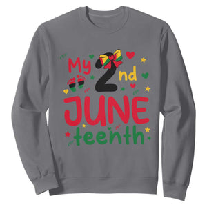 My Second Juneteenth Sweatshirt African American Baby Freedom Day