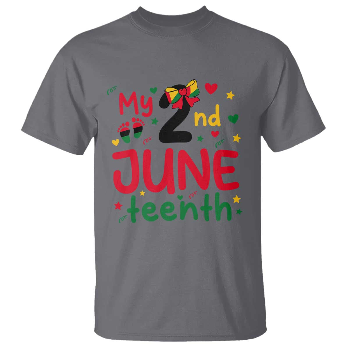 My Second Juneteenth T Shirt African American Baby Freedom Day