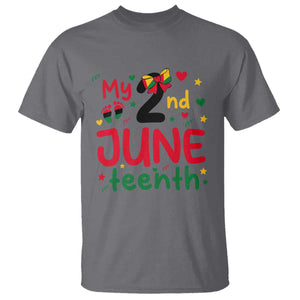 My Second Juneteenth T Shirt African American Baby Freedom Day