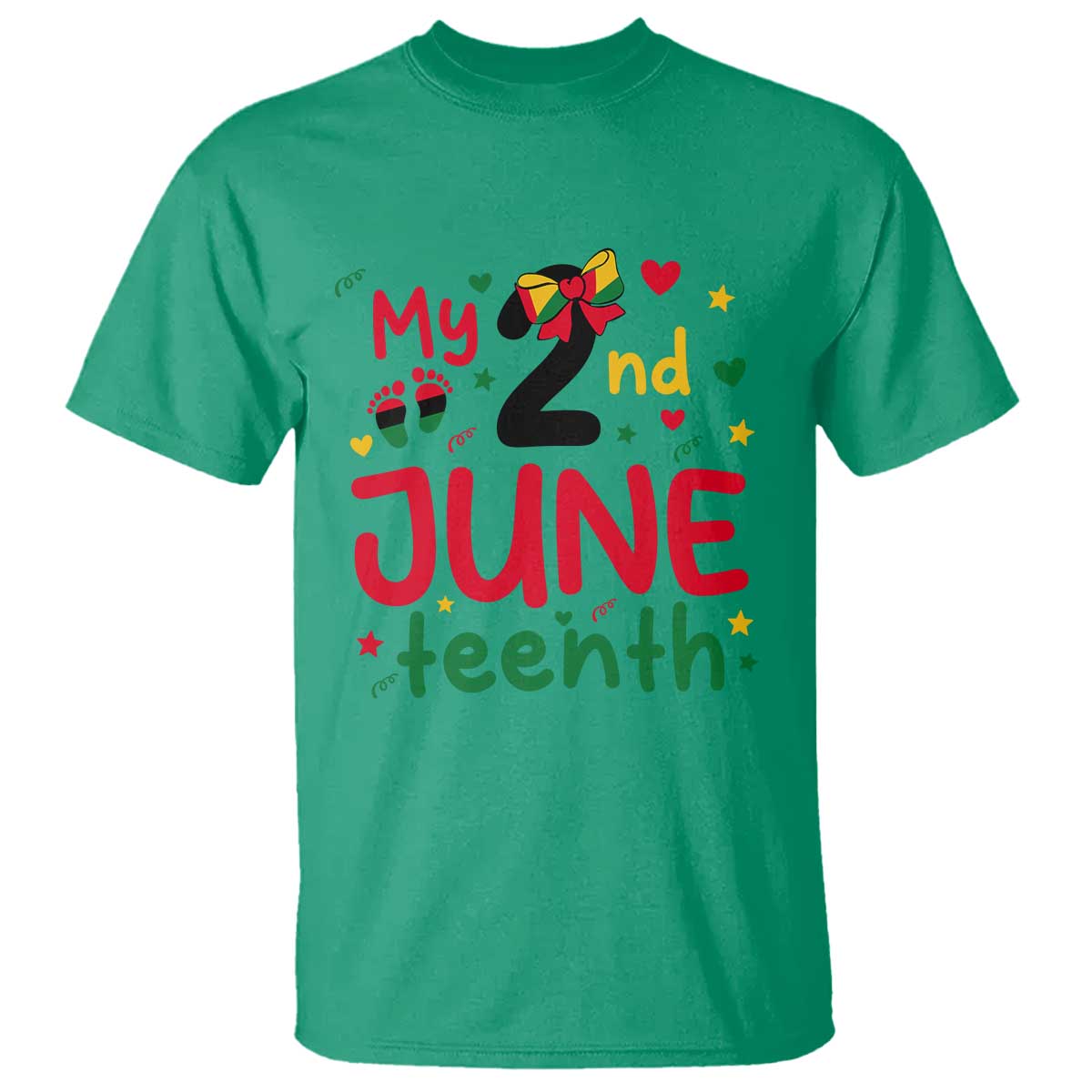 My Second Juneteenth T Shirt African American Baby Freedom Day