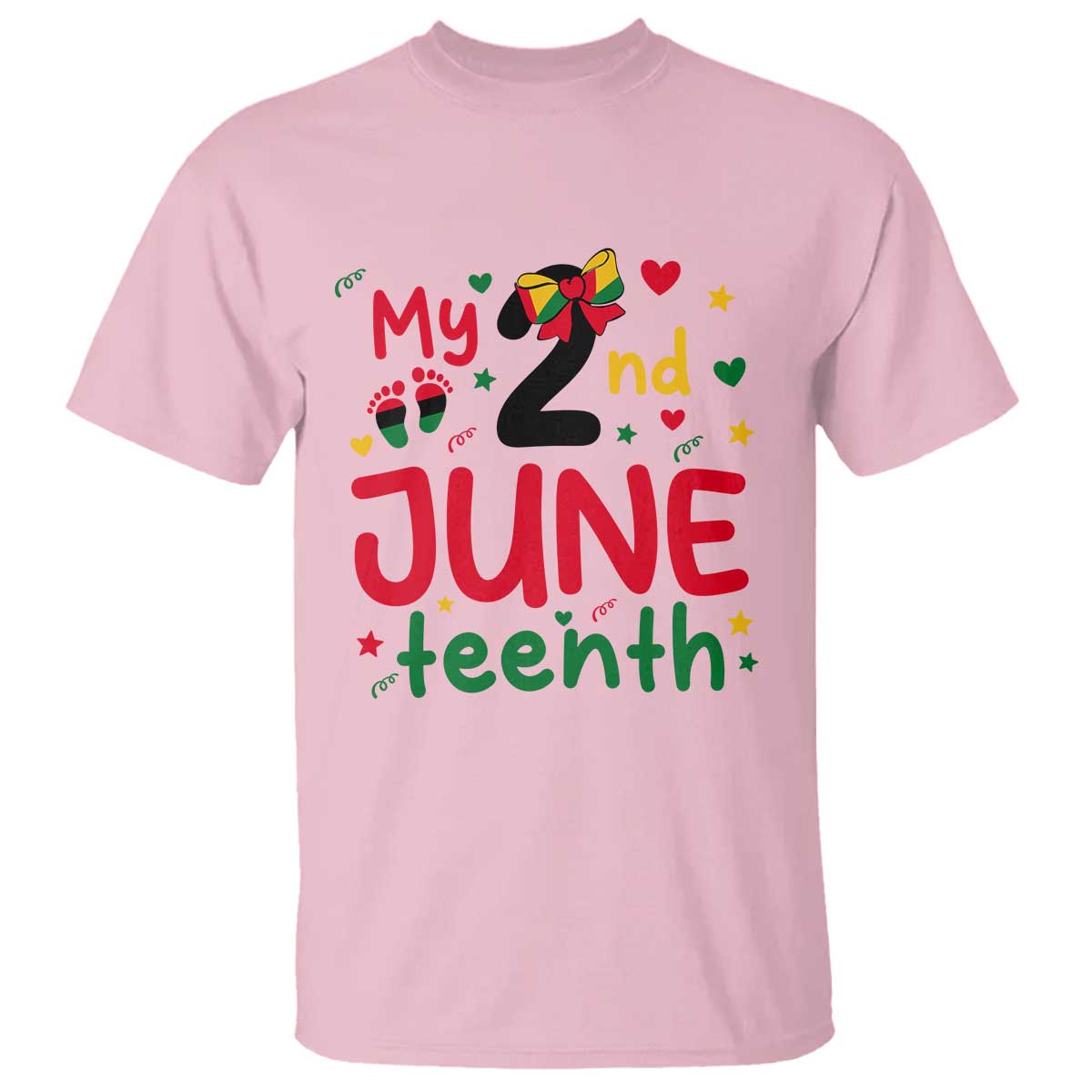 My Second Juneteenth T Shirt African American Baby Freedom Day