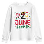 My Second Juneteenth Youth Sweatshirt African American Baby Freedom Day