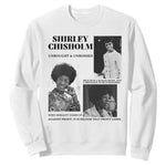 Shirley Chisholm Unbought And Unbossed Sweatshirt Vintage Feminist Poster