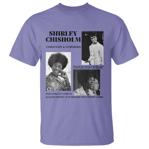 Shirley Chisholm Unbought And Unbossed T Shirt Vintage Feminist Poster