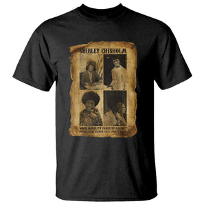Vintage Shirley Chisholm T Shirt When Morality Meets Profit Quote
