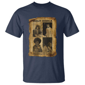 Vintage Shirley Chisholm T Shirt When Morality Meets Profit Quote