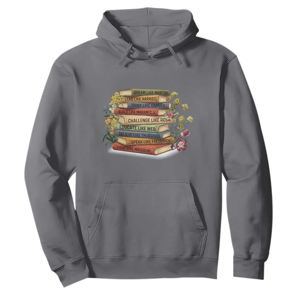 Black History Leaders Book Hoodie African American Teachers - African Pride