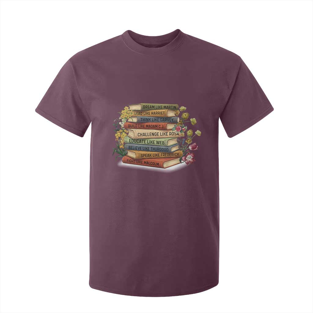Black History Leaders Book T Shirt For Kid African American Teachers - African Pride