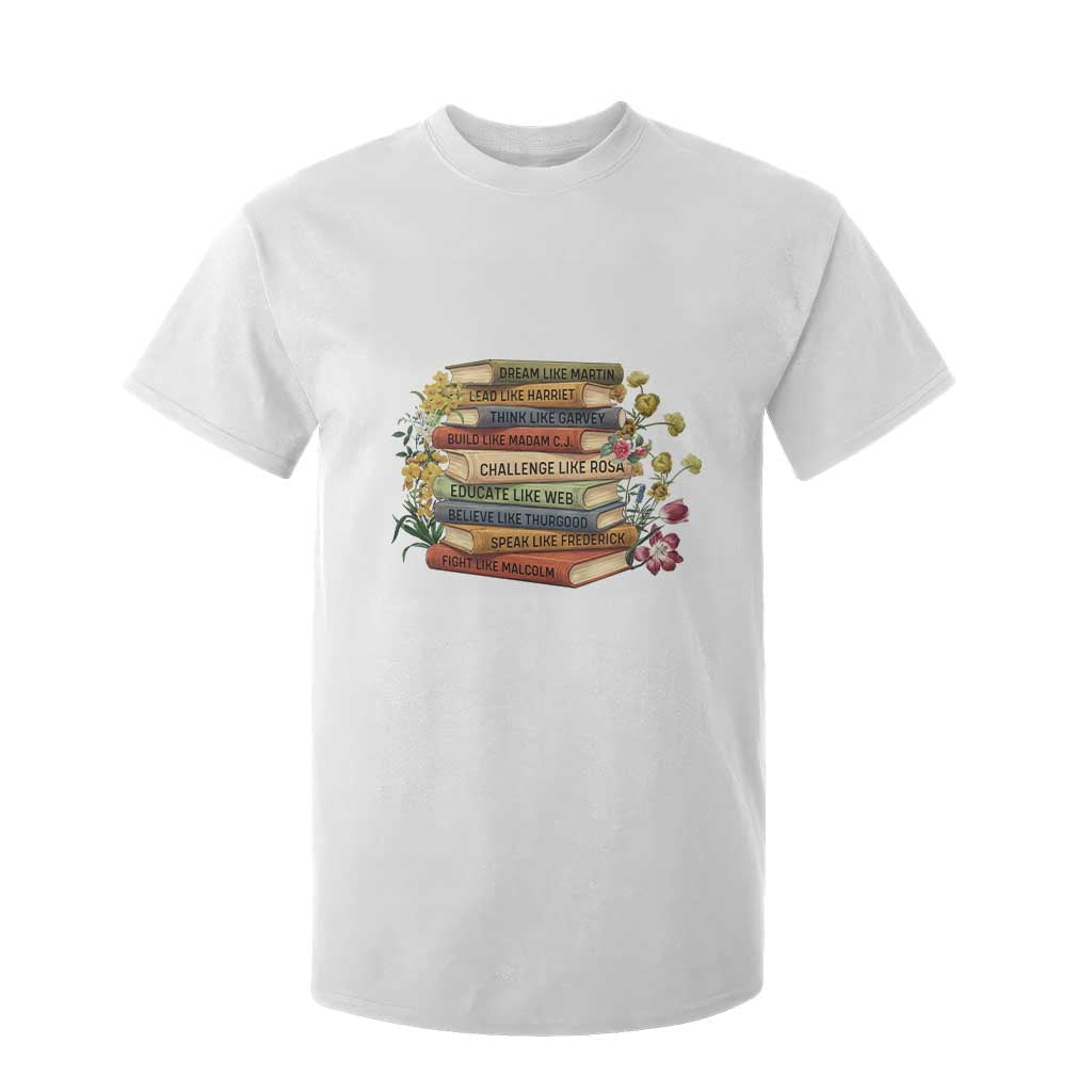 Black History Leaders Book T Shirt For Kid African American Teachers - African Pride