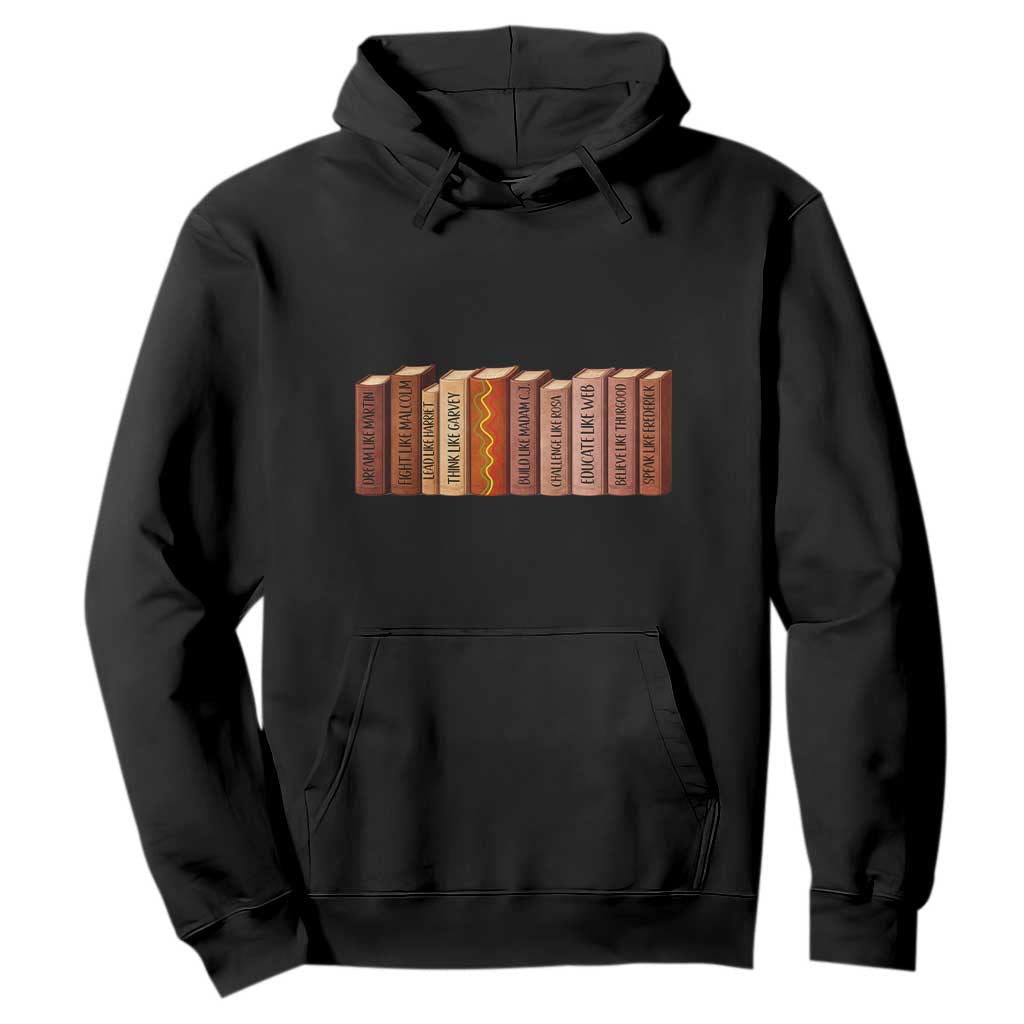 African American Teachers Gift Hoodie Black History Leaders Book - African Pride