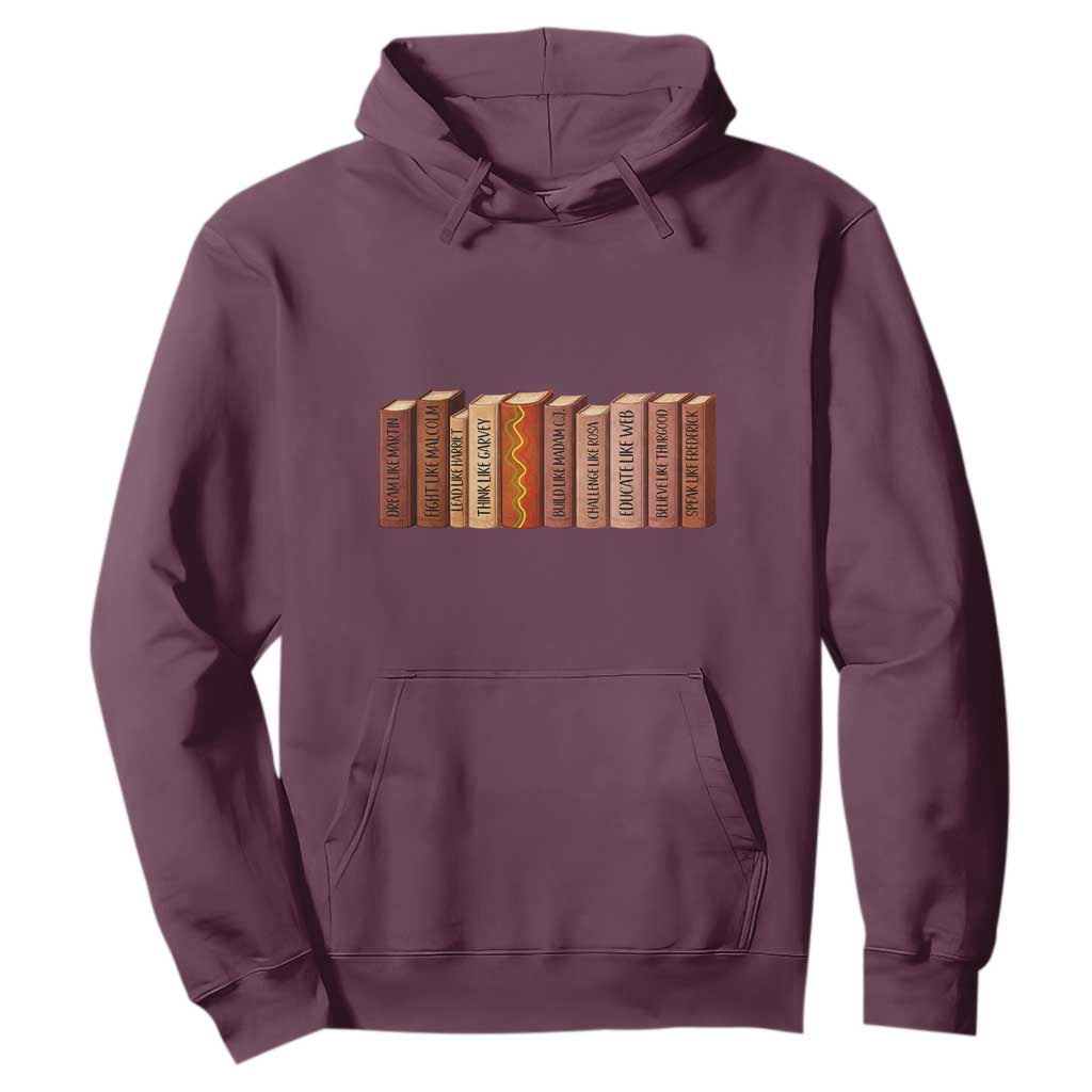 African American Teachers Gift Hoodie Black History Leaders Book - African Pride