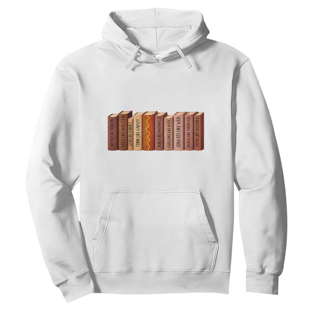 African American Teachers Gift Hoodie Black History Leaders Book - African Pride