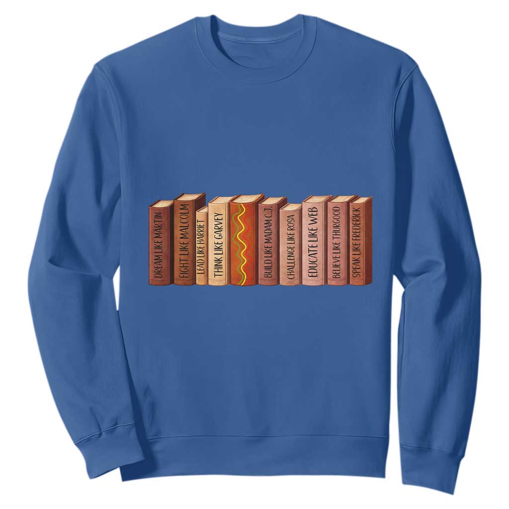 African American Teachers Gift Sweatshirt Black History Leaders Book - African Pride