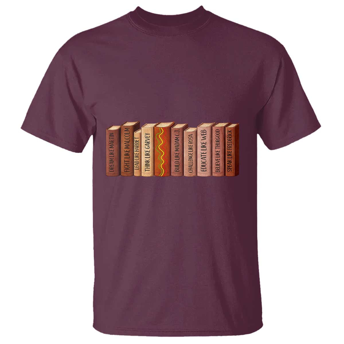 African American Teachers Gift T Shirt Black History Leaders Book - African Pride