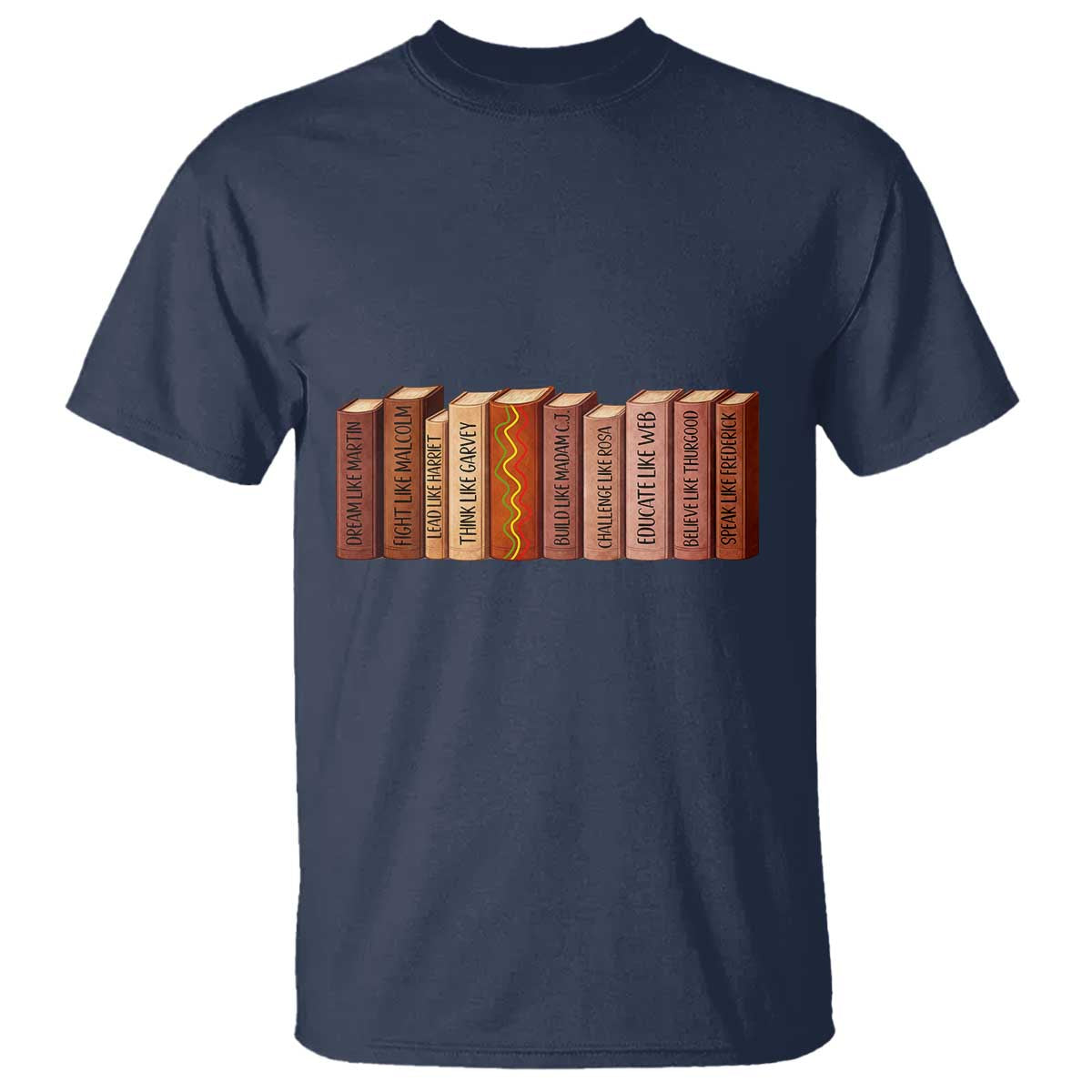 African American Teachers Gift T Shirt Black History Leaders Book - African Pride