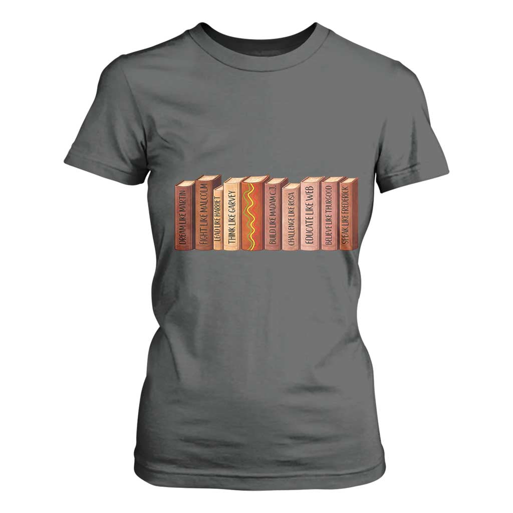 African American Teachers Gift T Shirt For Women Black History Leaders Book - African Pride