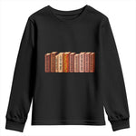 African American Teachers Gift Youth Sweatshirt Black History Leaders Book - African Pride