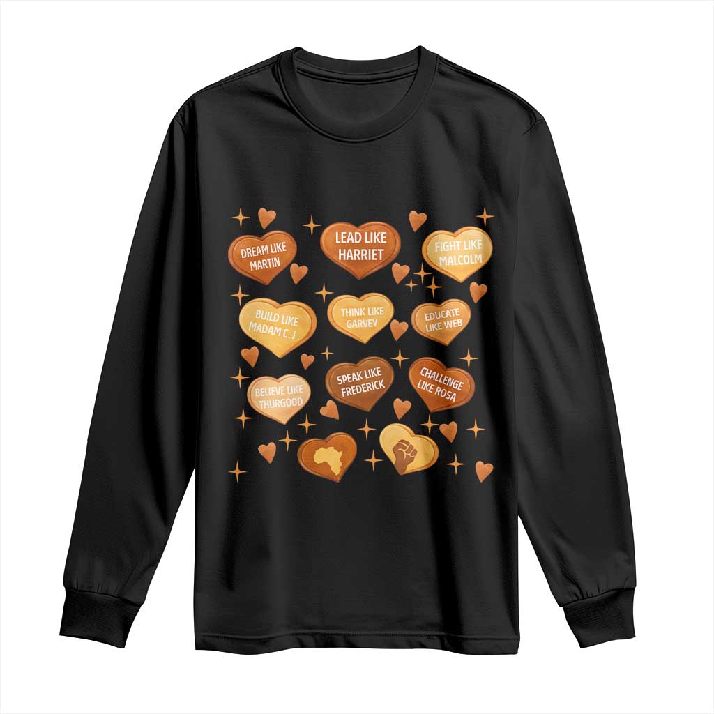 Black History Leaders Long Sleeve Shirt African American Teachers Pride - African Pride