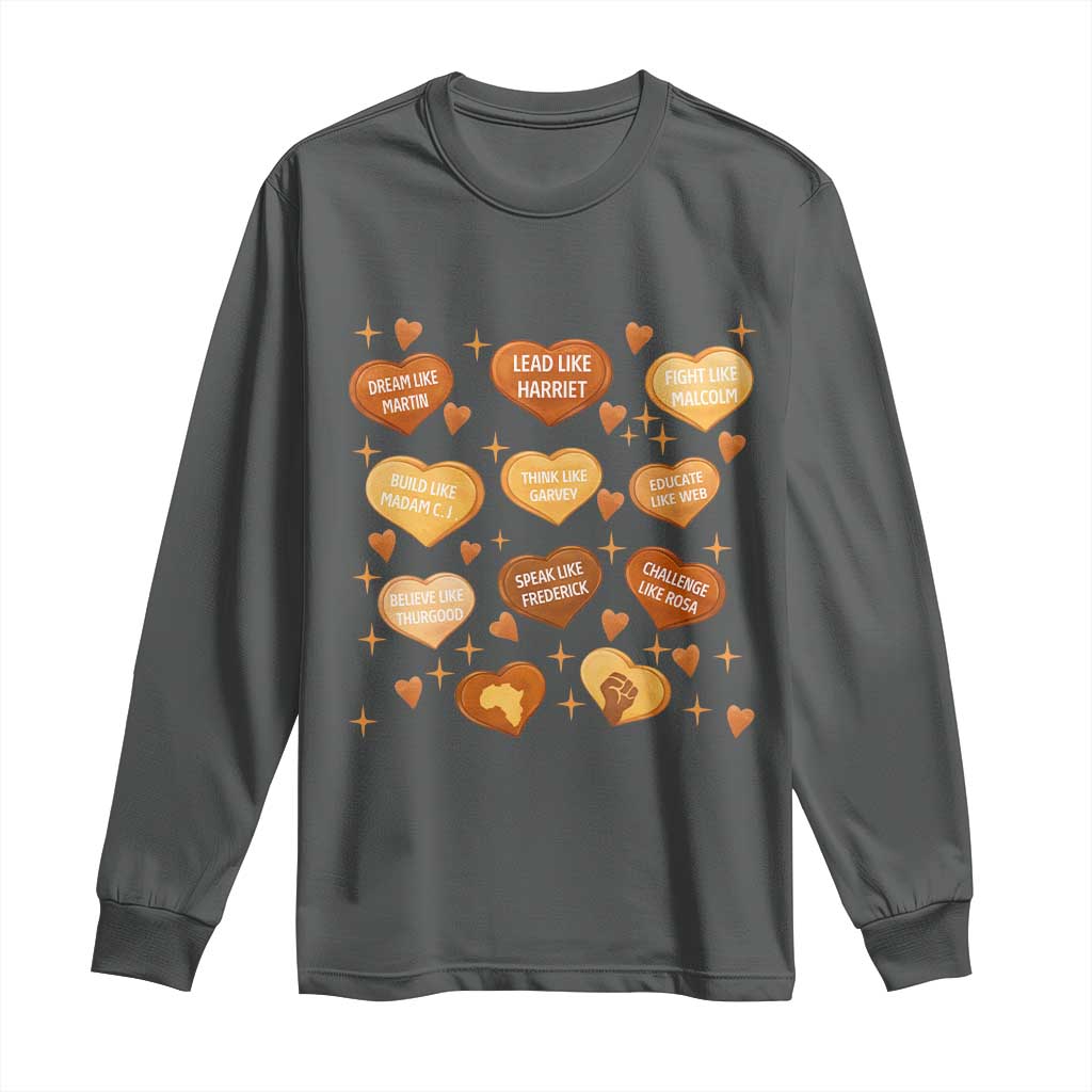 Black History Leaders Long Sleeve Shirt African American Teachers Pride - African Pride