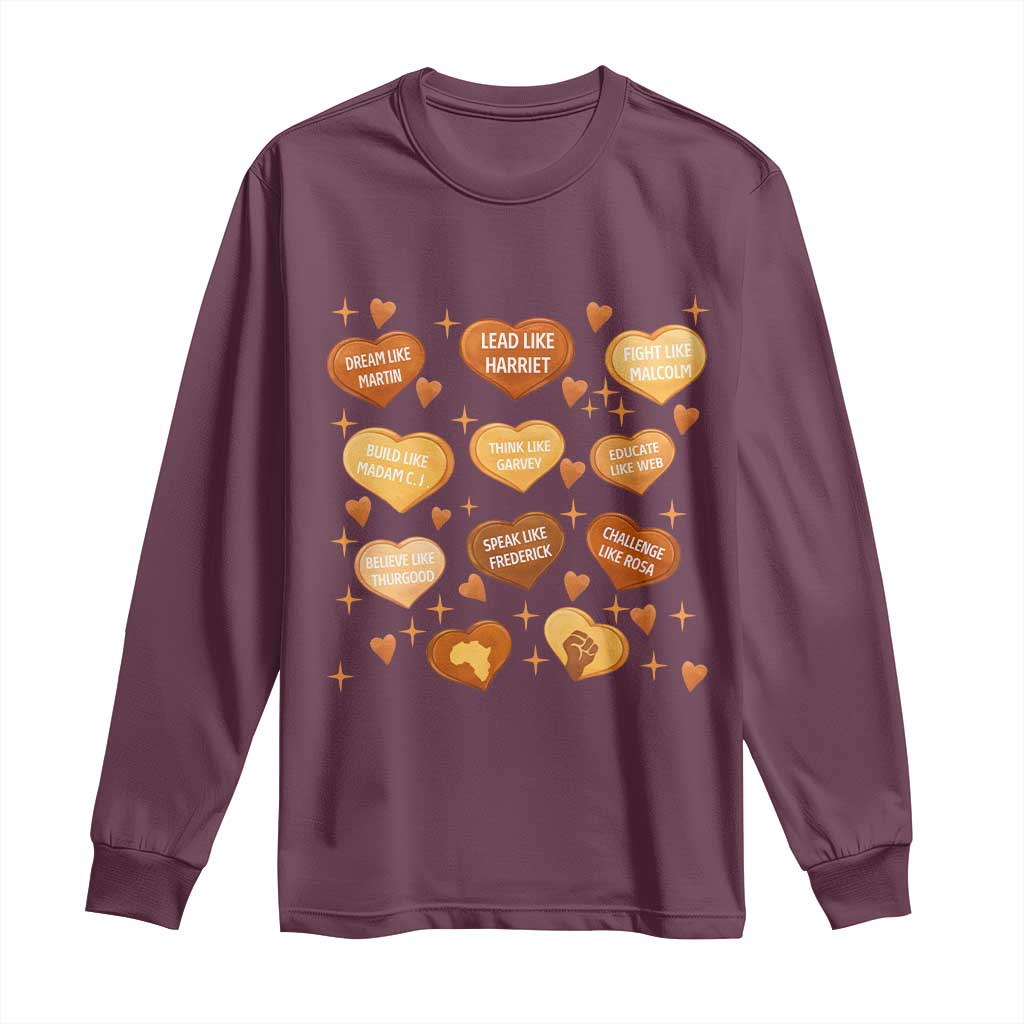 Black History Leaders Long Sleeve Shirt African American Teachers Pride - African Pride
