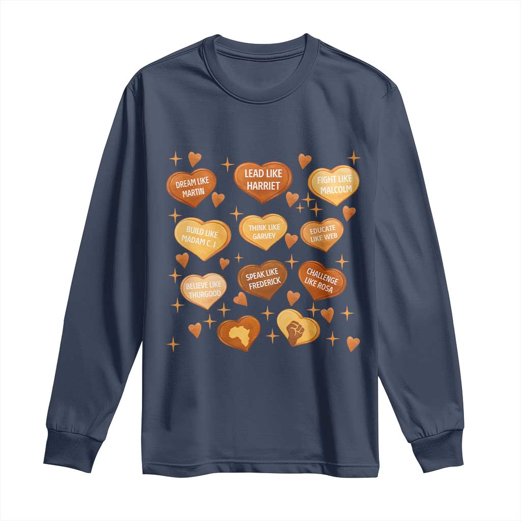 Black History Leaders Long Sleeve Shirt African American Teachers Pride - African Pride