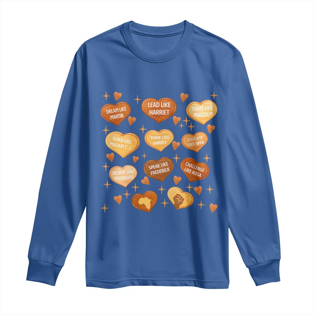 Black History Leaders Long Sleeve Shirt African American Teachers Pride - African Pride