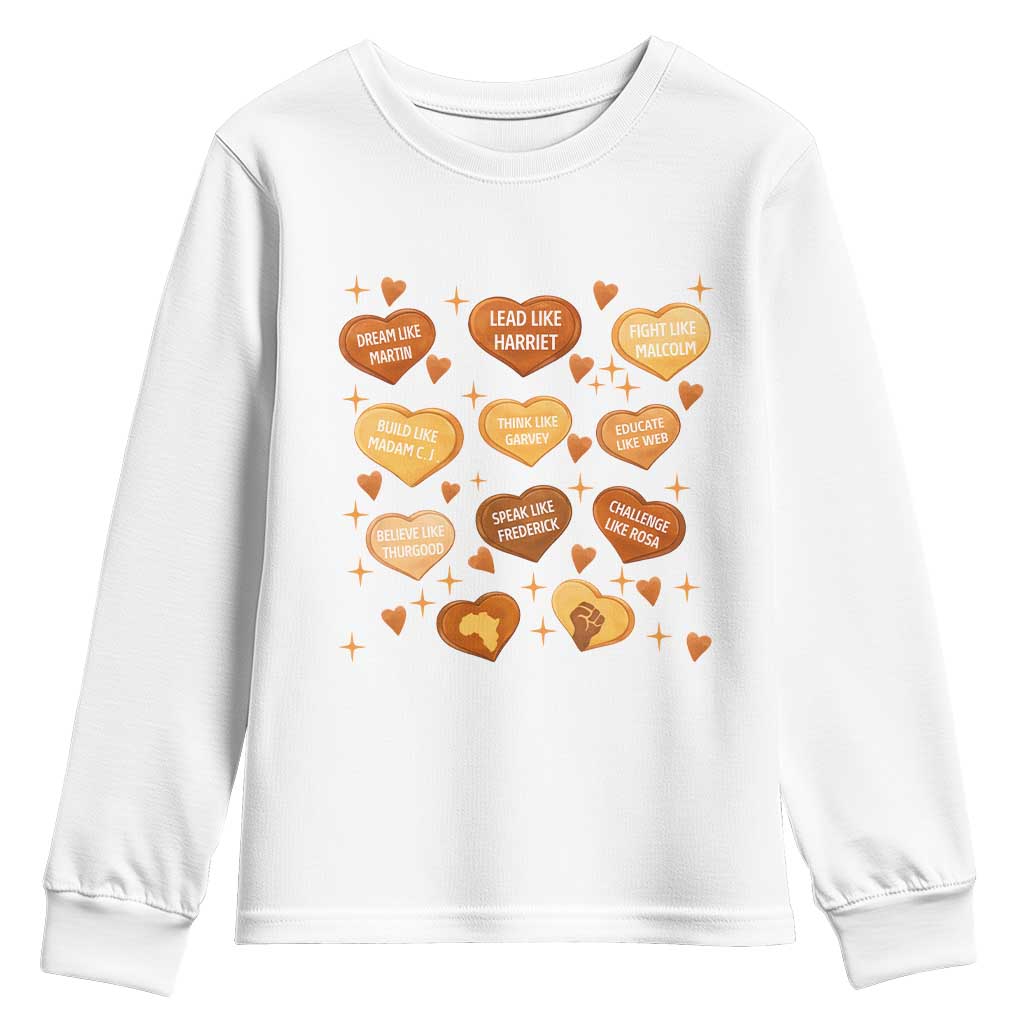Black History Leaders Youth Sweatshirt African American Teachers Pride - African Pride